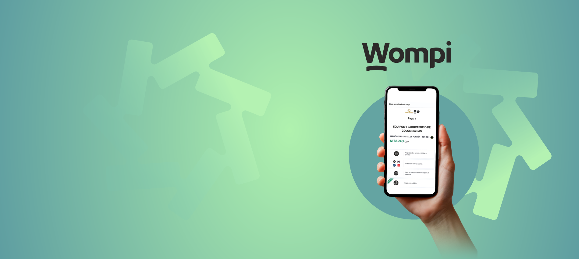 PAGA DE FORMA RÁPIDA Y SEGURA CON WOMPI