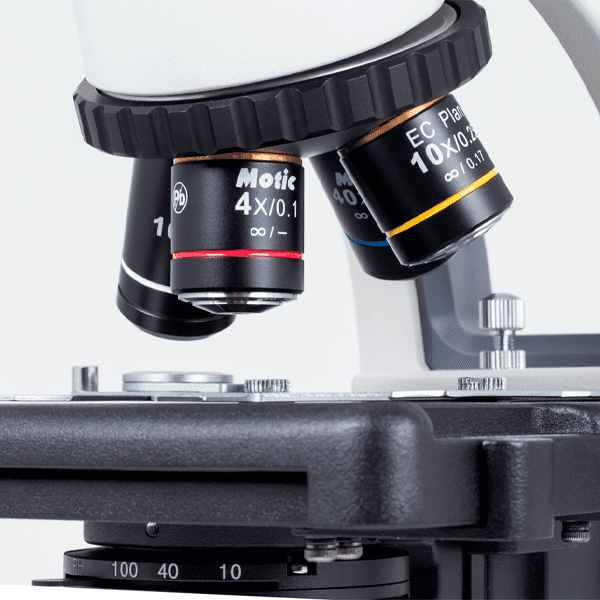 MICROSCOPIO PARA BIOLOGÍA BÁSICA MOTIC - BA210E